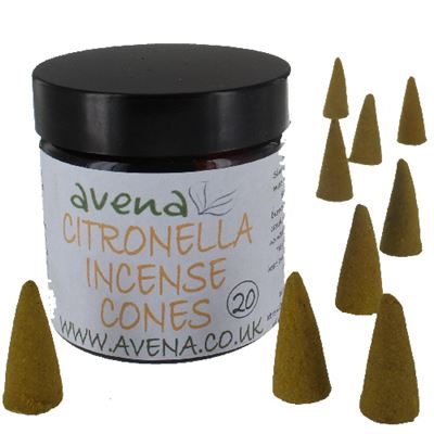 Citronella Avena Large Incense Cones 20
